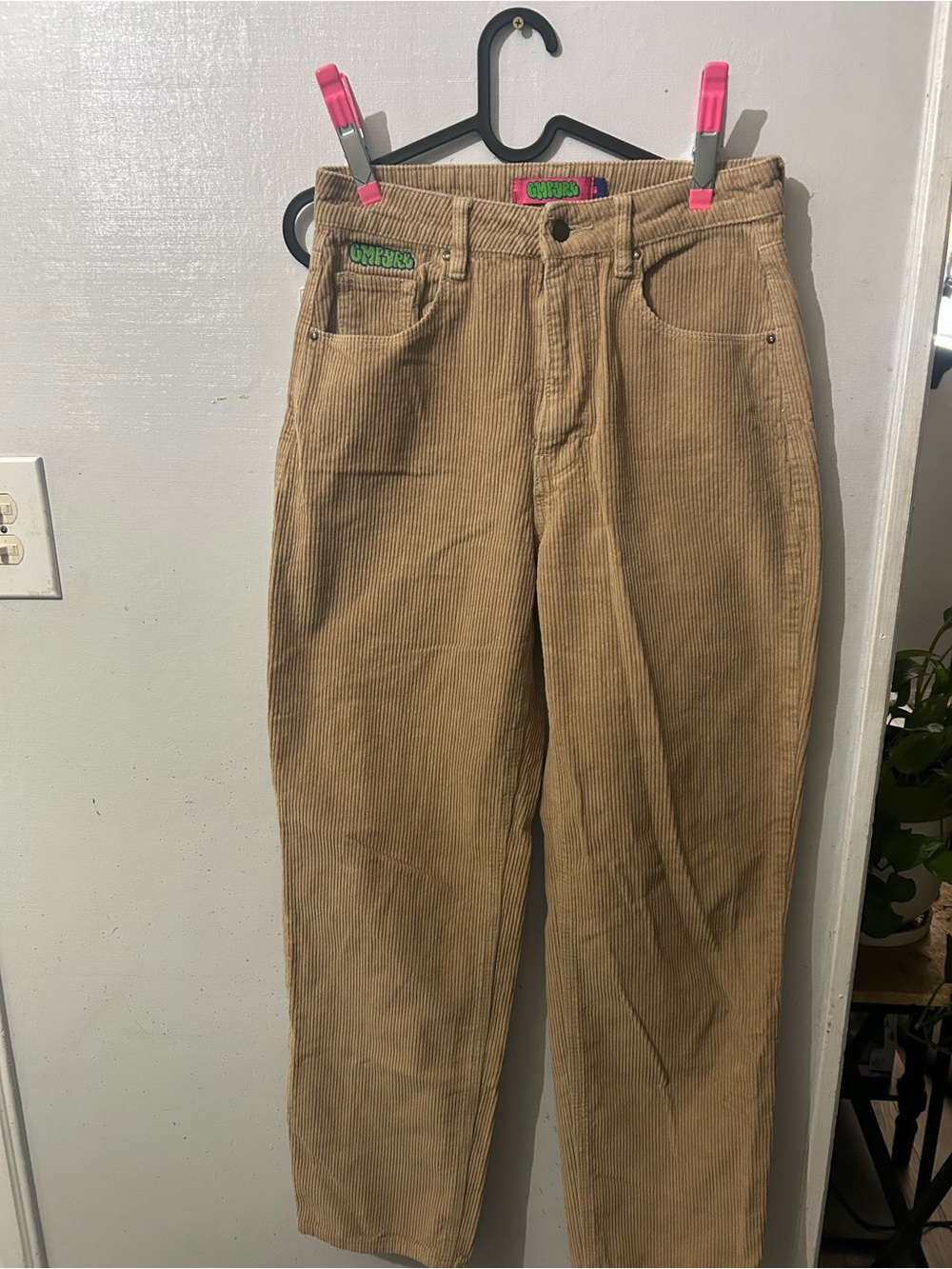 Empyre High-Rise Corduroy Jeans in Tan